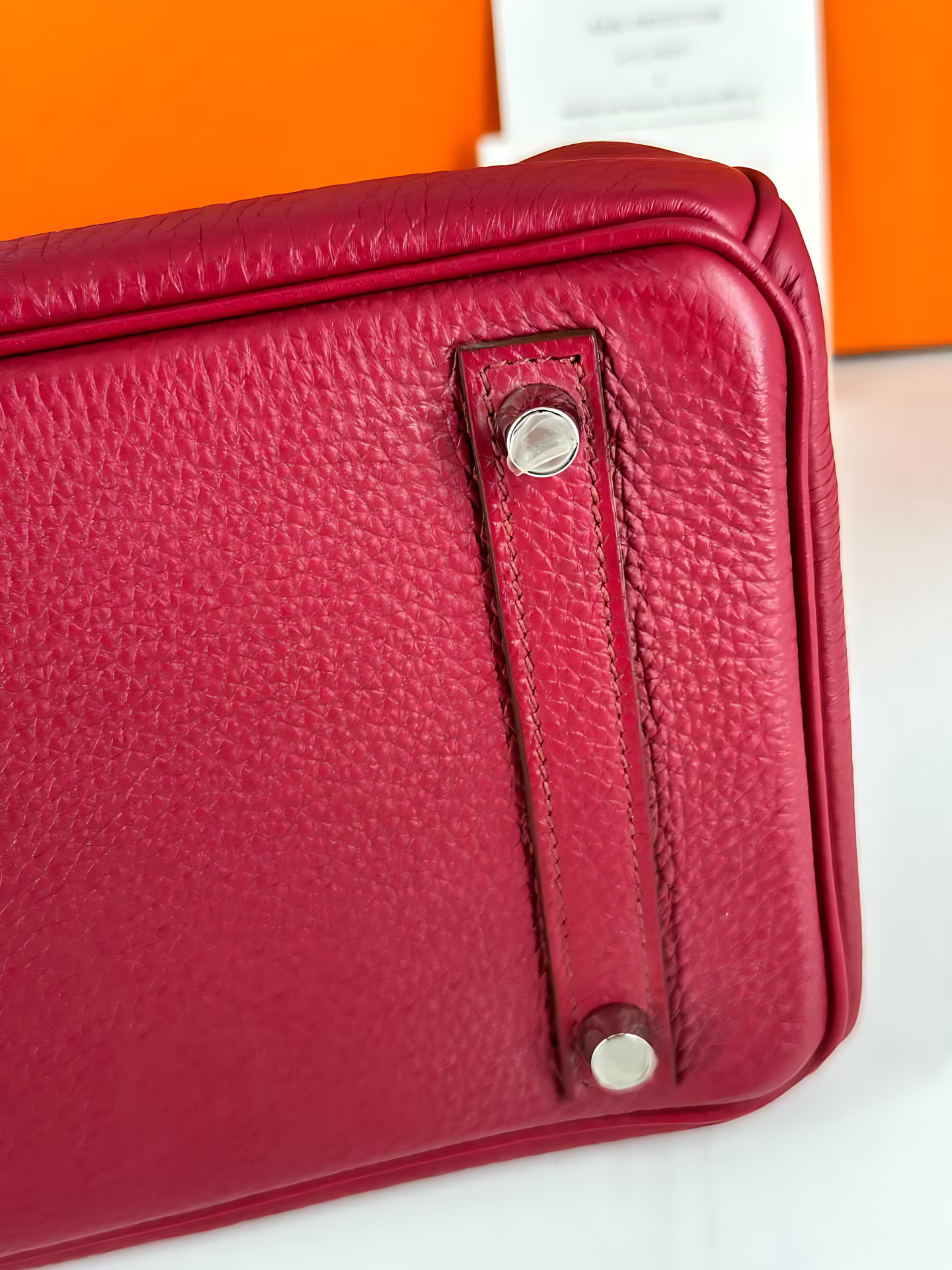 Hermes Birkin 30 Rouge Palladium Square N 2010