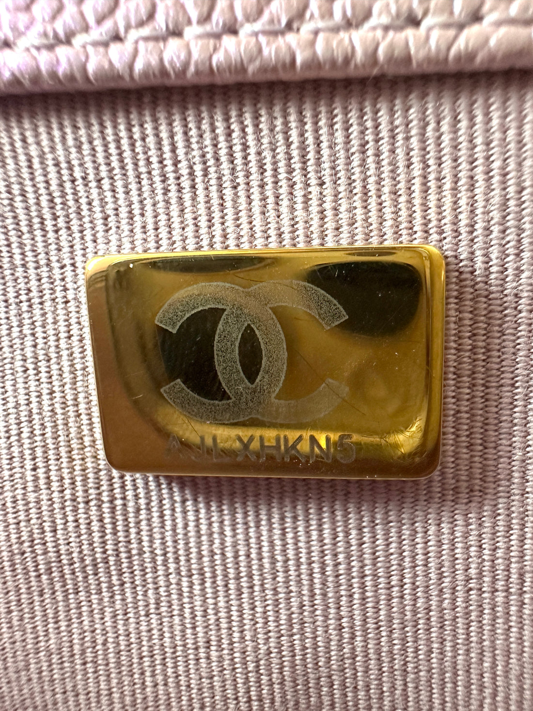 Chanel Mini Rectangular Flap Iridescent Pink Caviar GHW