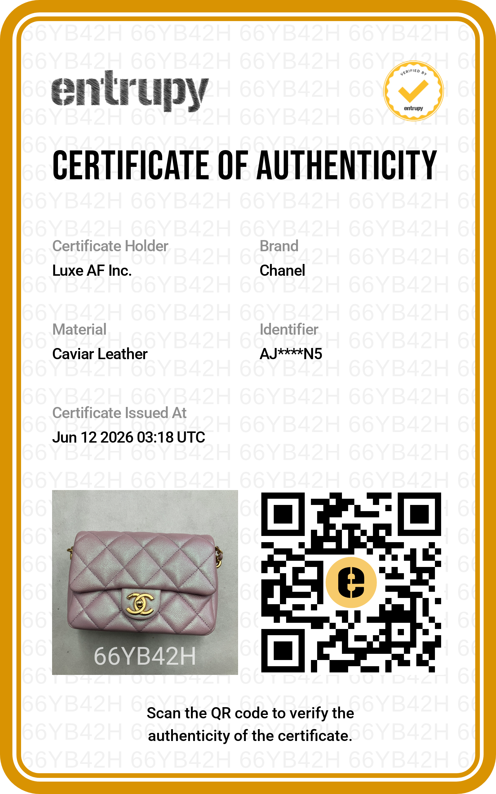 Chanel Mini Rectangular Flap Iridescent Pink Caviar GHW