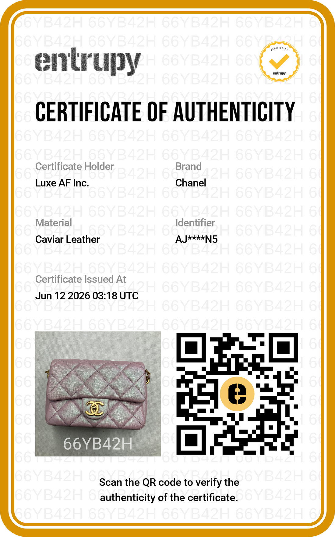 Chanel Mini Rectangular Flap Iridescent Pink Caviar GHW