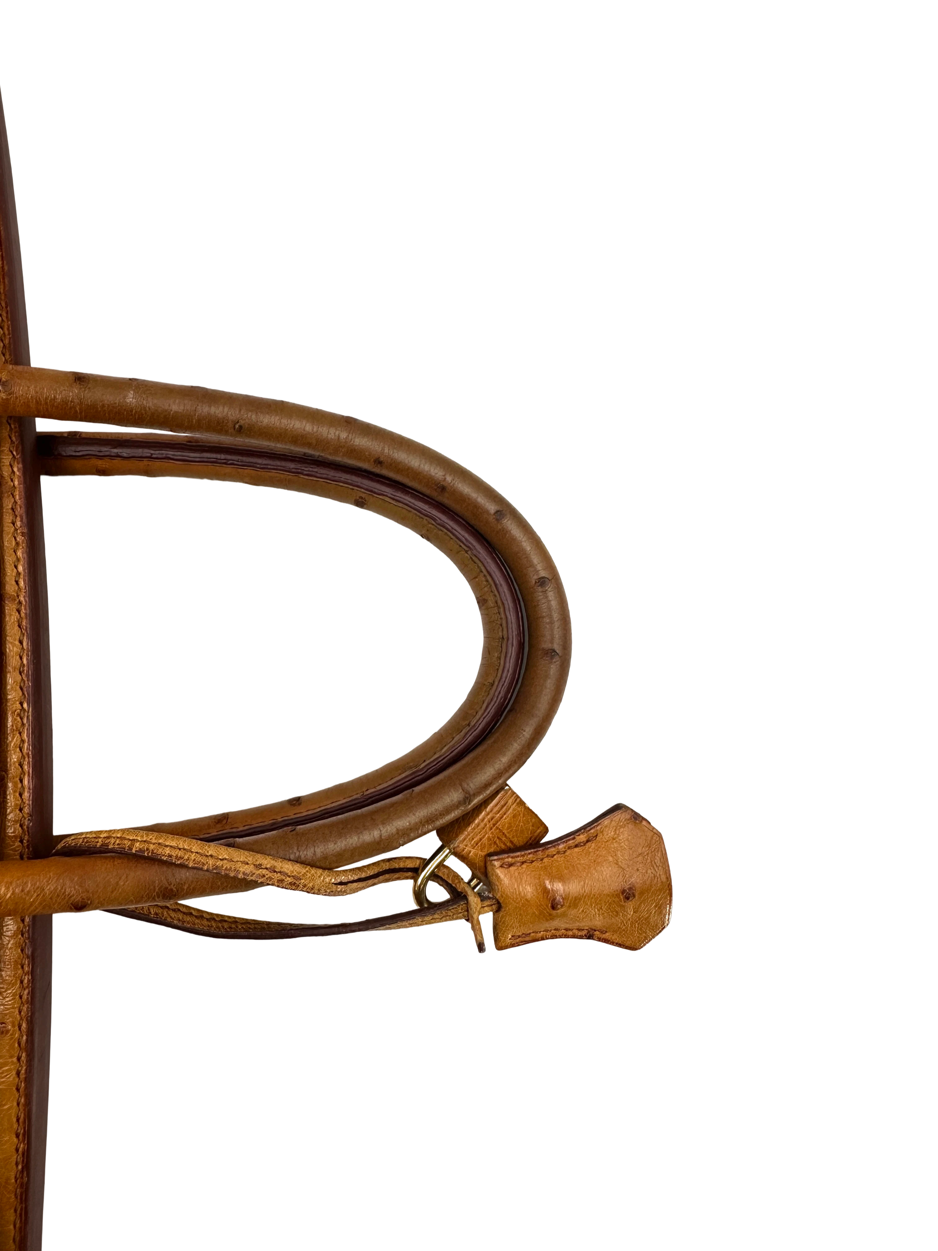 Hermès Birkin 35 Marron Fonce Ostrich GHW