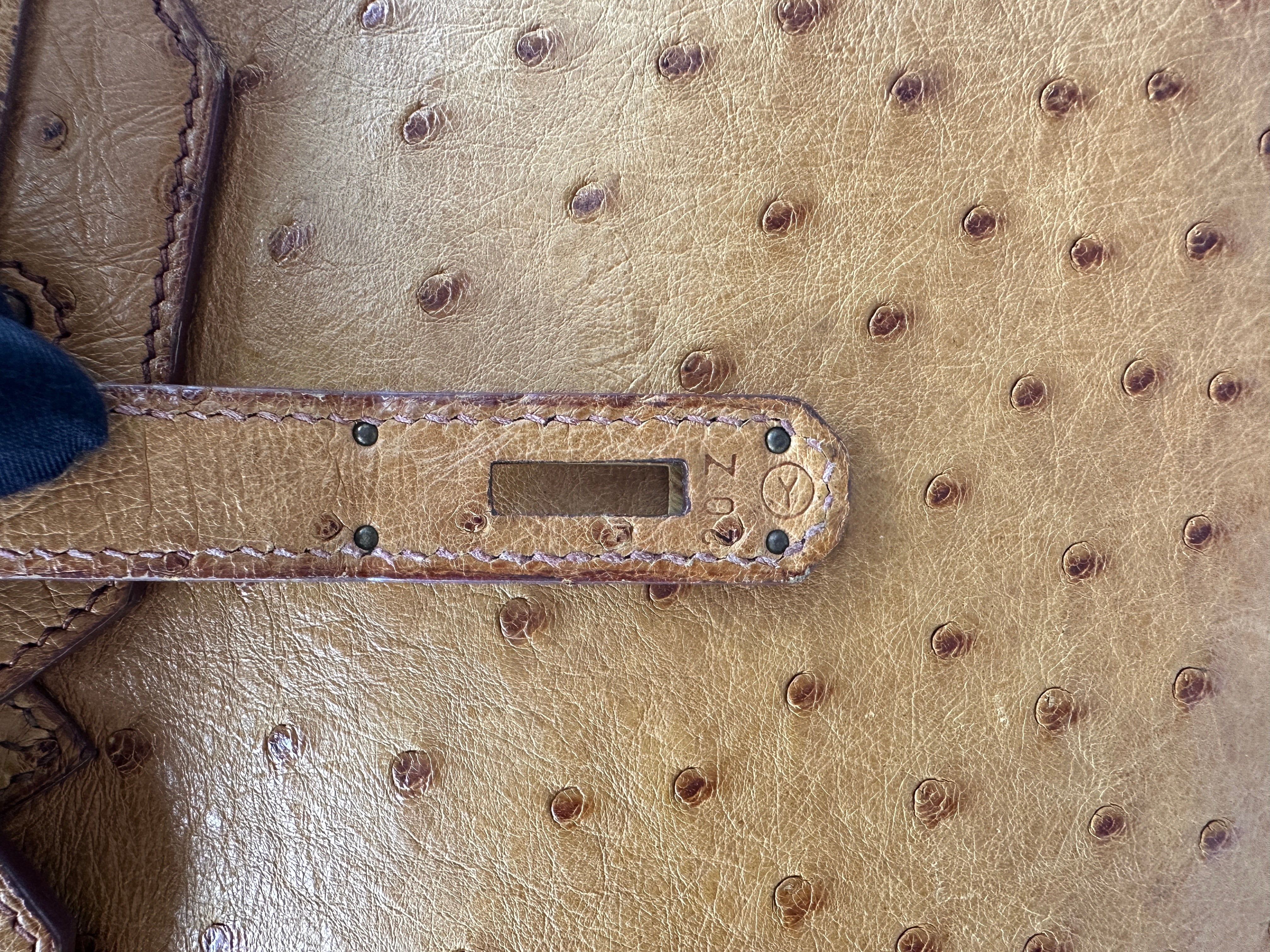 Hermès Birkin 35 Marron Fonce Ostrich GHW