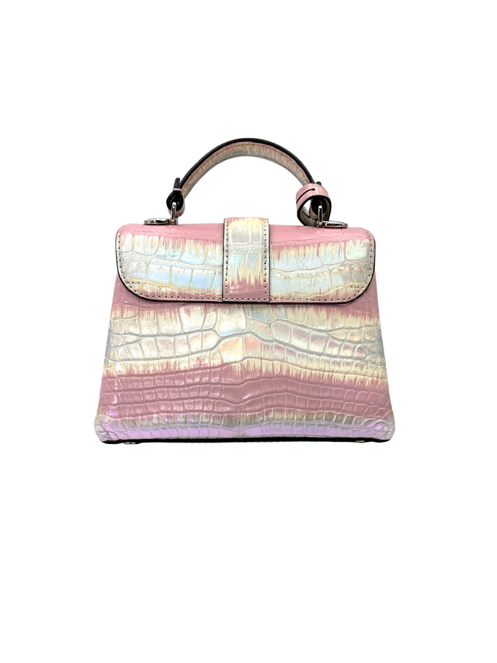 Louis Vuitton Rose des Vents Mini Pastel Iridescent Crocodile SHW