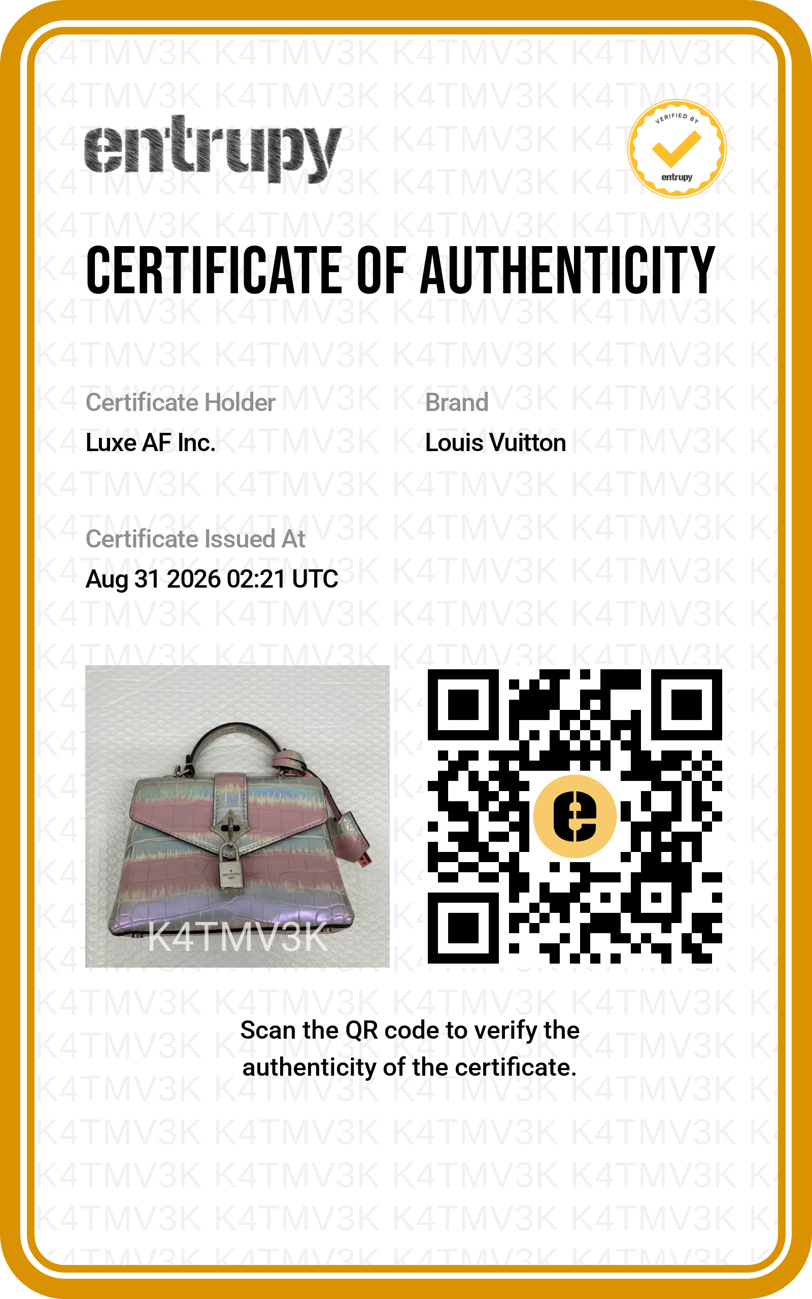 Louis Vuitton Rose des Vents Mini Pastel Iridescent Crocodile SHW