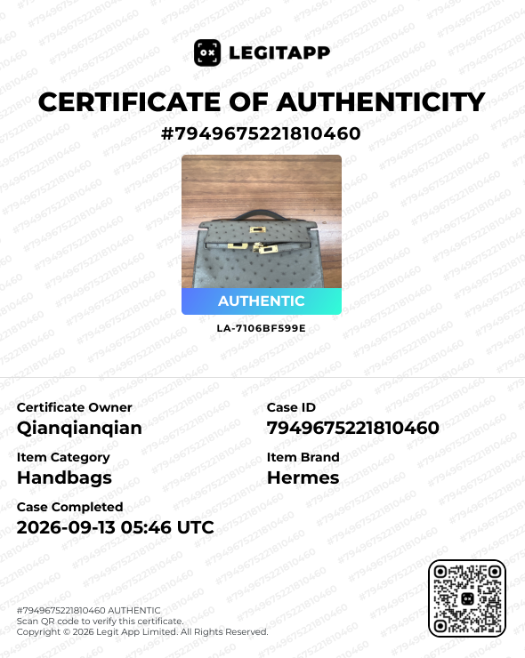 Hermès Kelly Pochette Gris Tourterelle Ostrich GHW