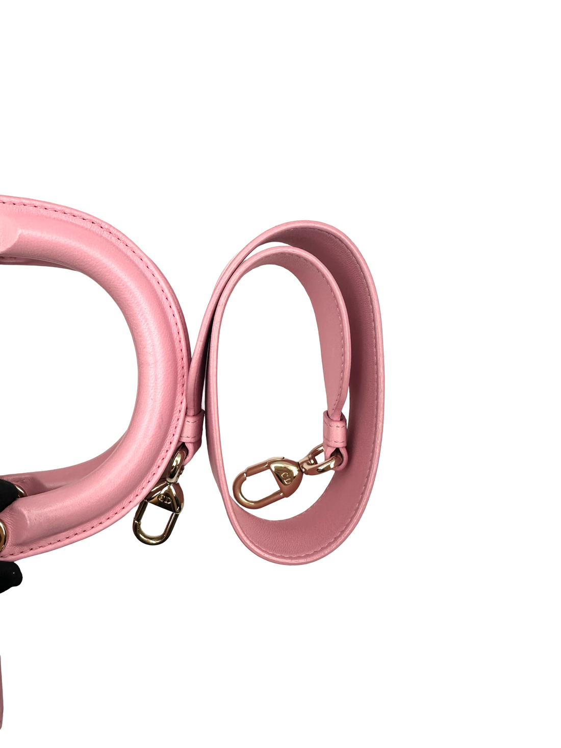 Christian Dior Lady D-Joy Medium Cannage Lambskin Pink GHW