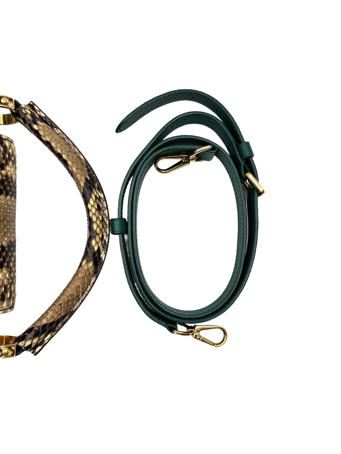 Louis Vuitton Capucines BB Emerald Green Leather Python GHW