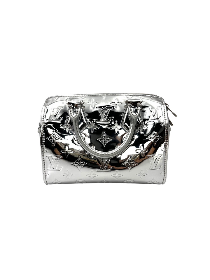 Louis Vuitton Speedy Bandoulière 20 Monogram Miroir Silver SHW