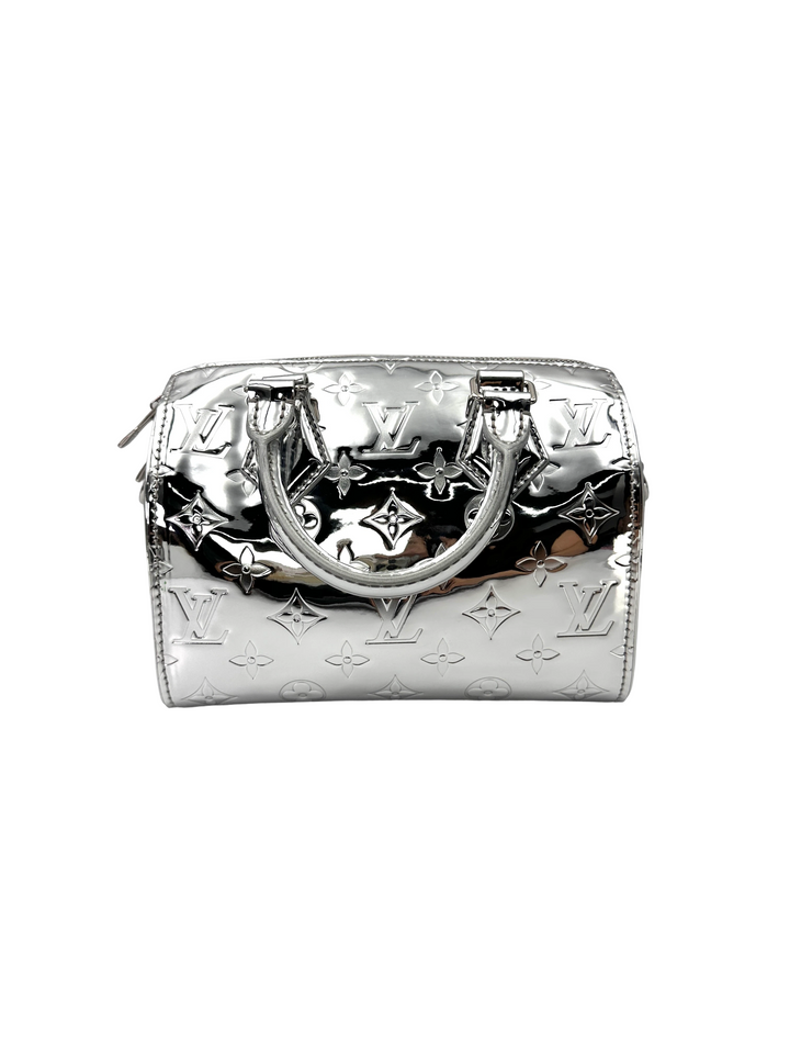 Louis Vuitton Speedy Bandoulière 20 Monogram Miroir Silver SHW