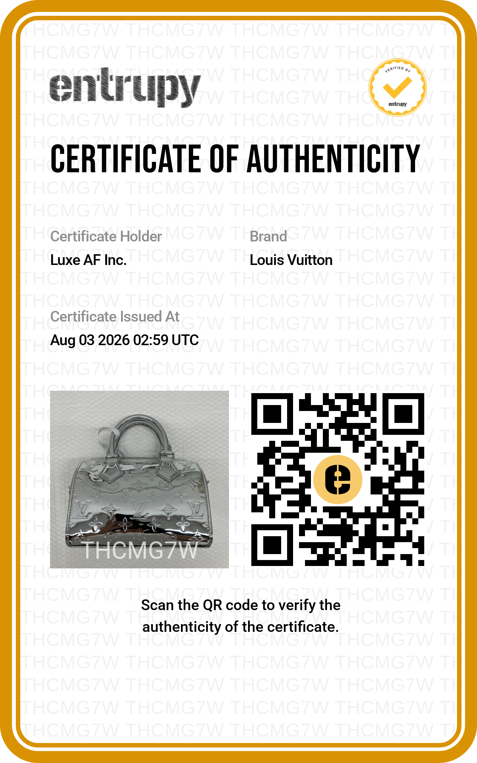 Louis Vuitton Speedy Bandoulière 20 Monogram Miroir Silver SHW