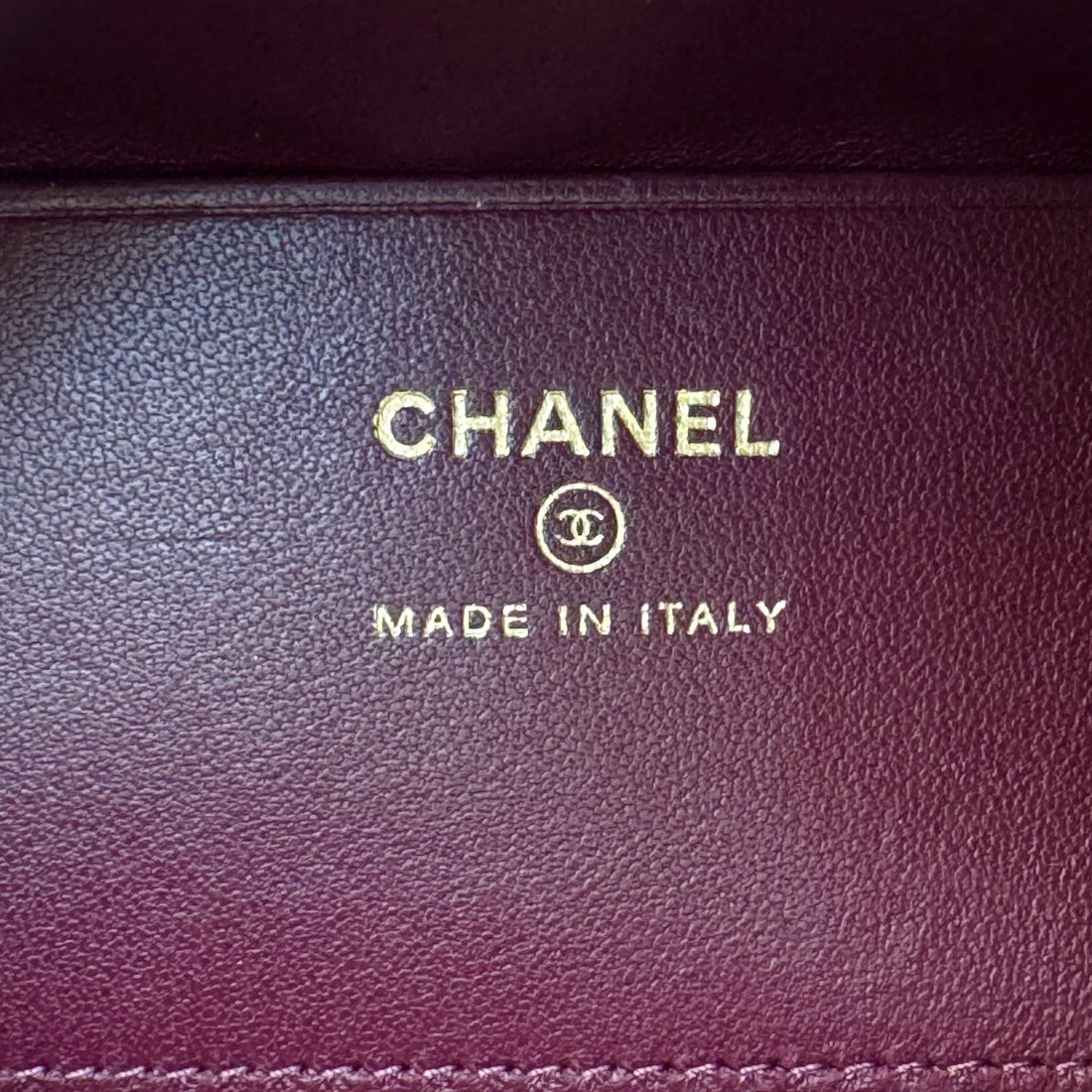Chanel Timeless Classic Barrel Bag with Chain Burgundy Croc-Embossed Calfskin GHW