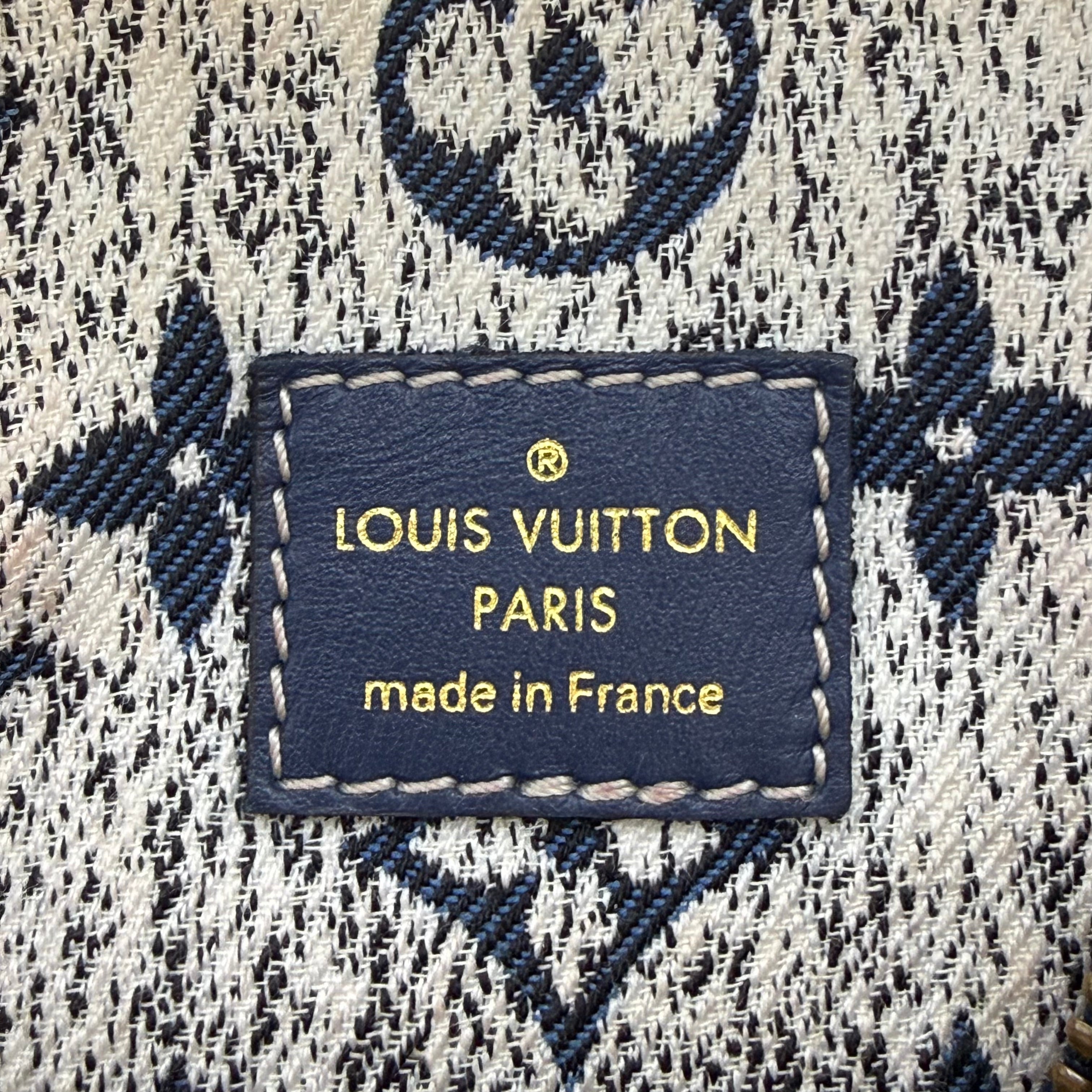 Louis Vuitton Nano Speedy Blue Monogram Denim GHW