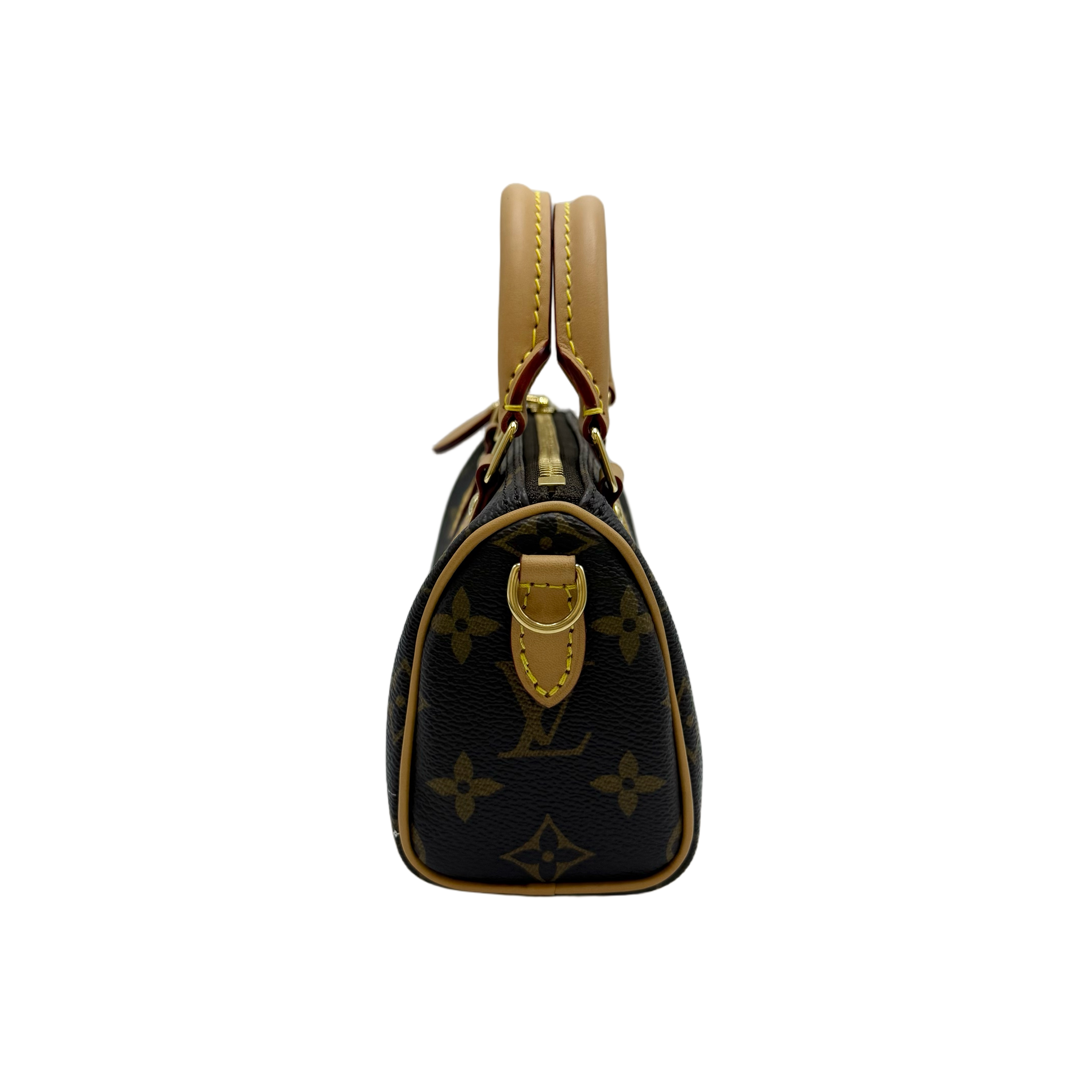 Louis Vuitton Nano Speedy Monogram Vivienne Ski Brown GHW