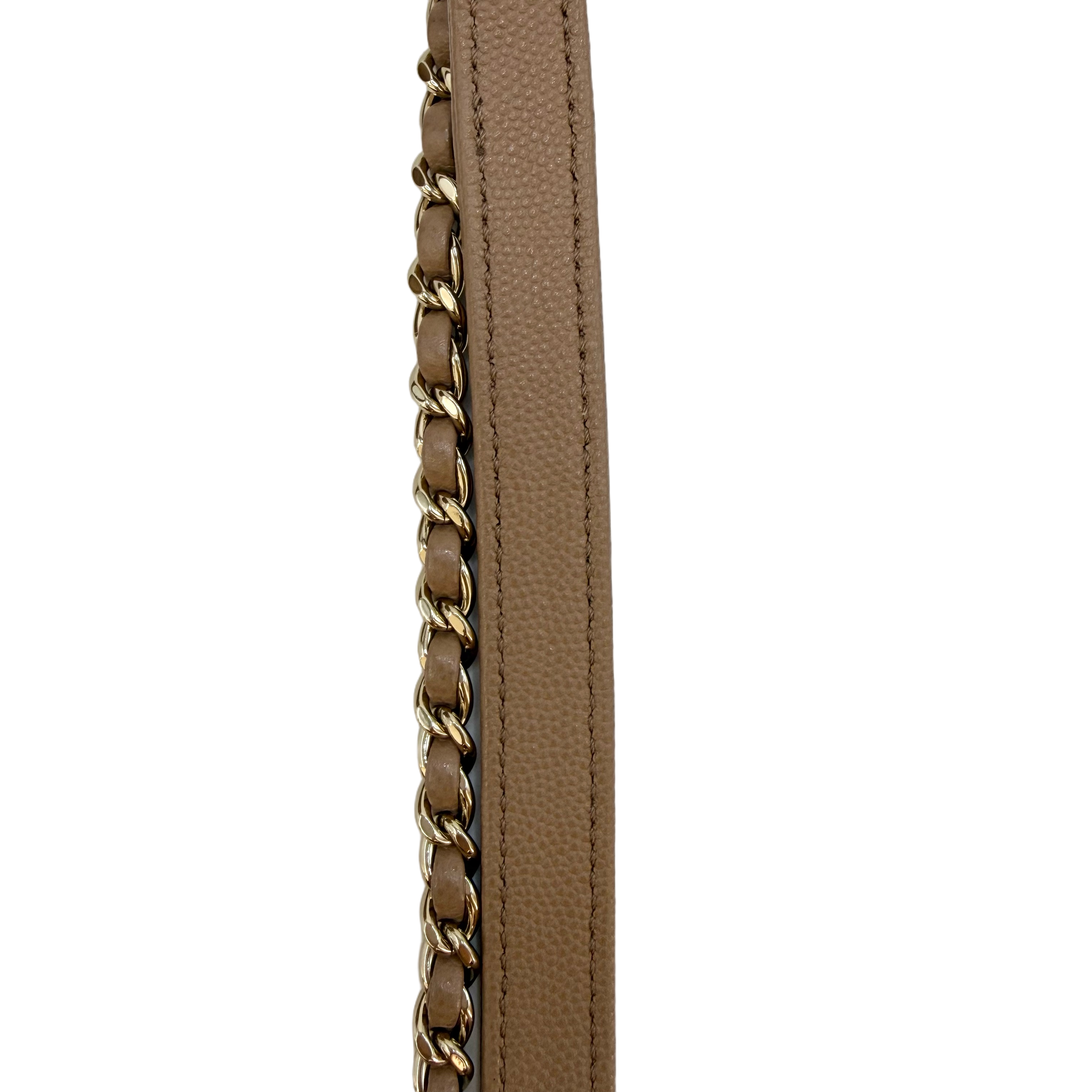 Chanel Coco Handle Mini Flap Bag Caramel Quilted Caviar LGHW