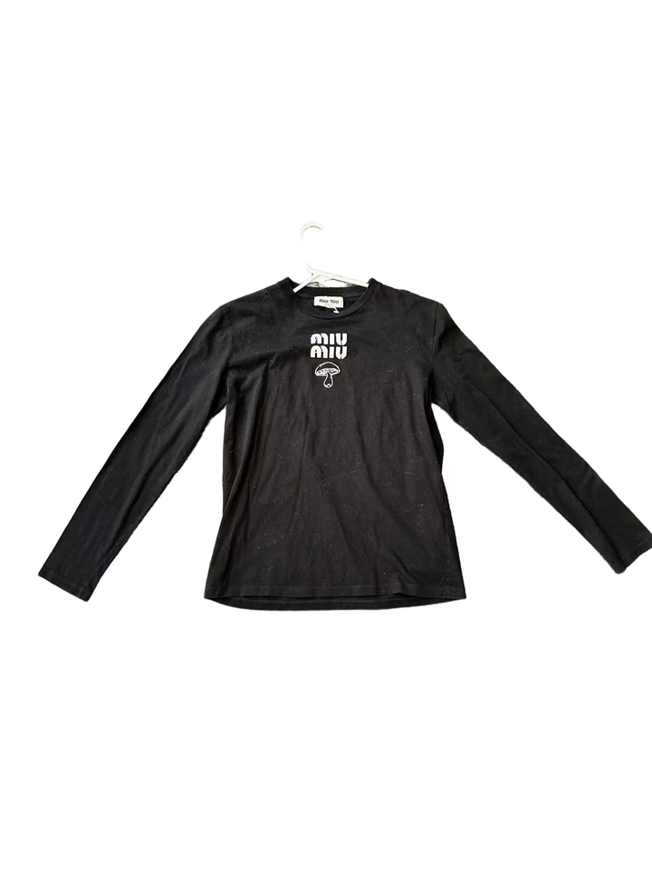 [eBay Live] Miu Miu limited edition mushroom long sleeve Tee M