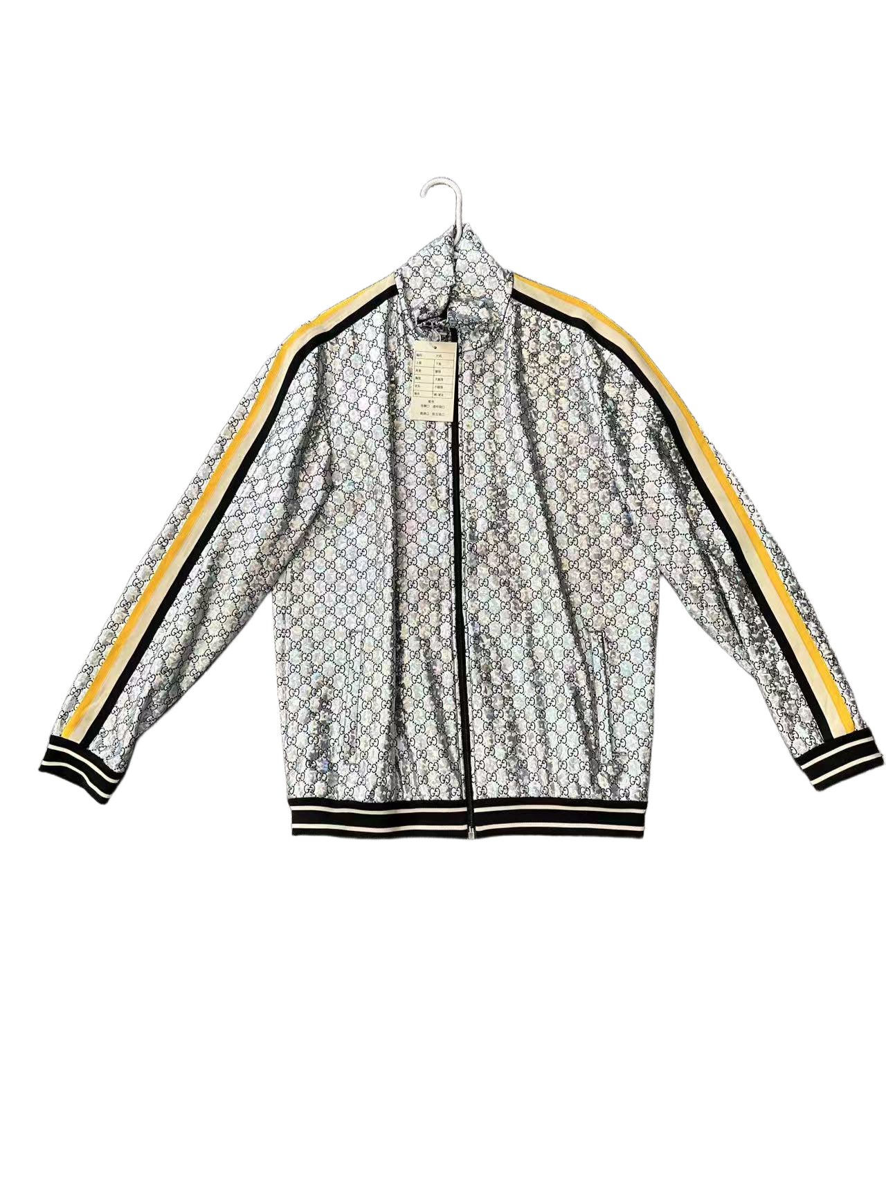 [eBay Live] Gucci Metallic Track Jacket Silver