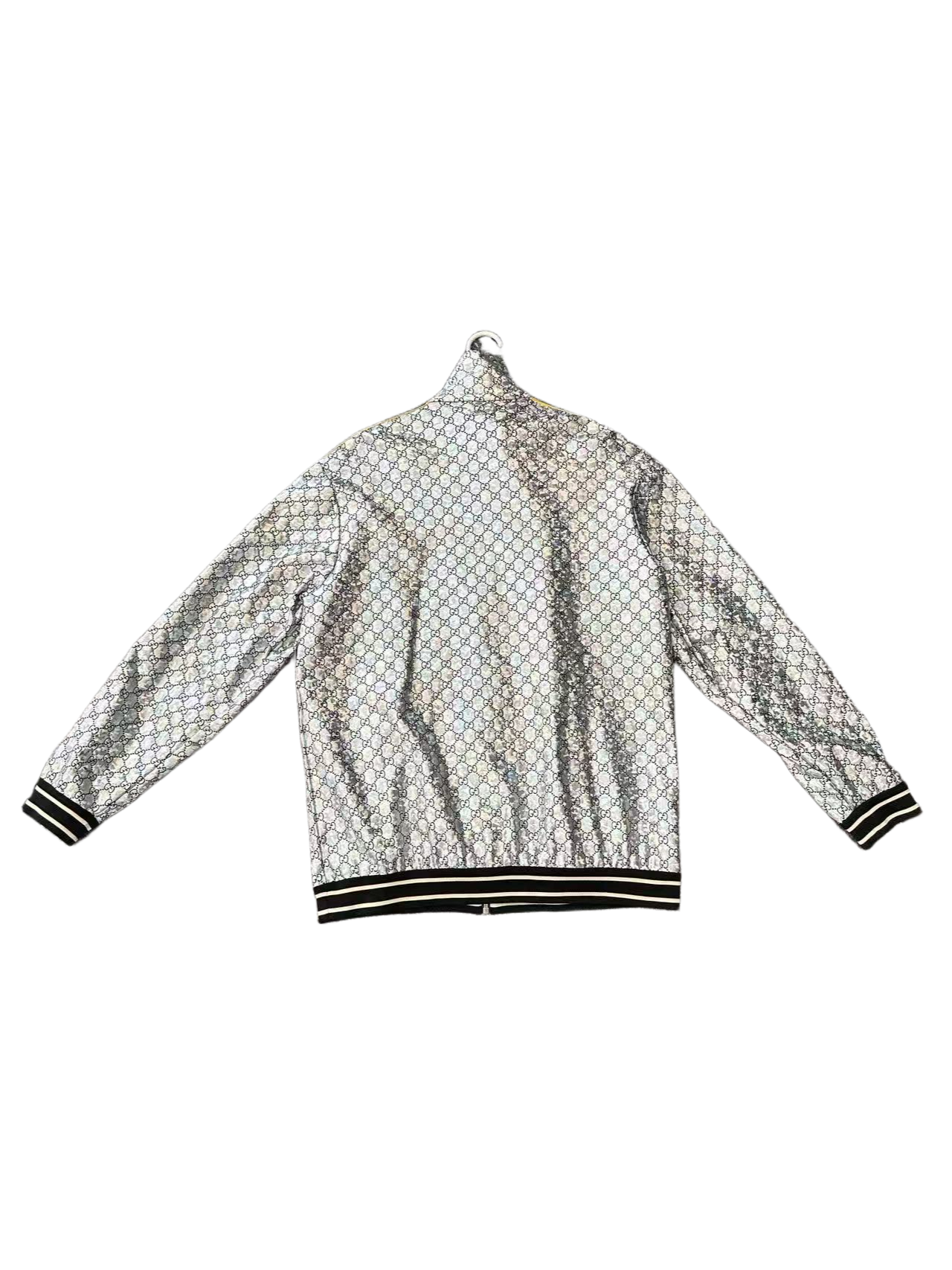 [eBay Live] Gucci Metallic Track Jacket Silver