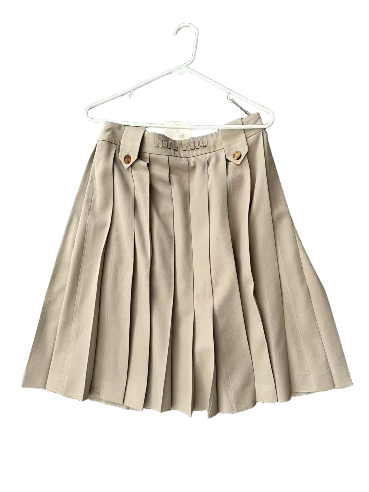 [eBay Live] Miu Miu Light khaki maxi skirt