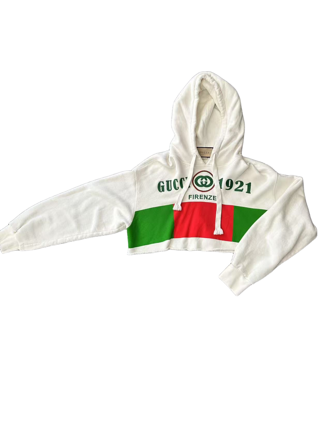 [eBay Live] Gucci Cropped Hoodie with 1921 Firenze Logo