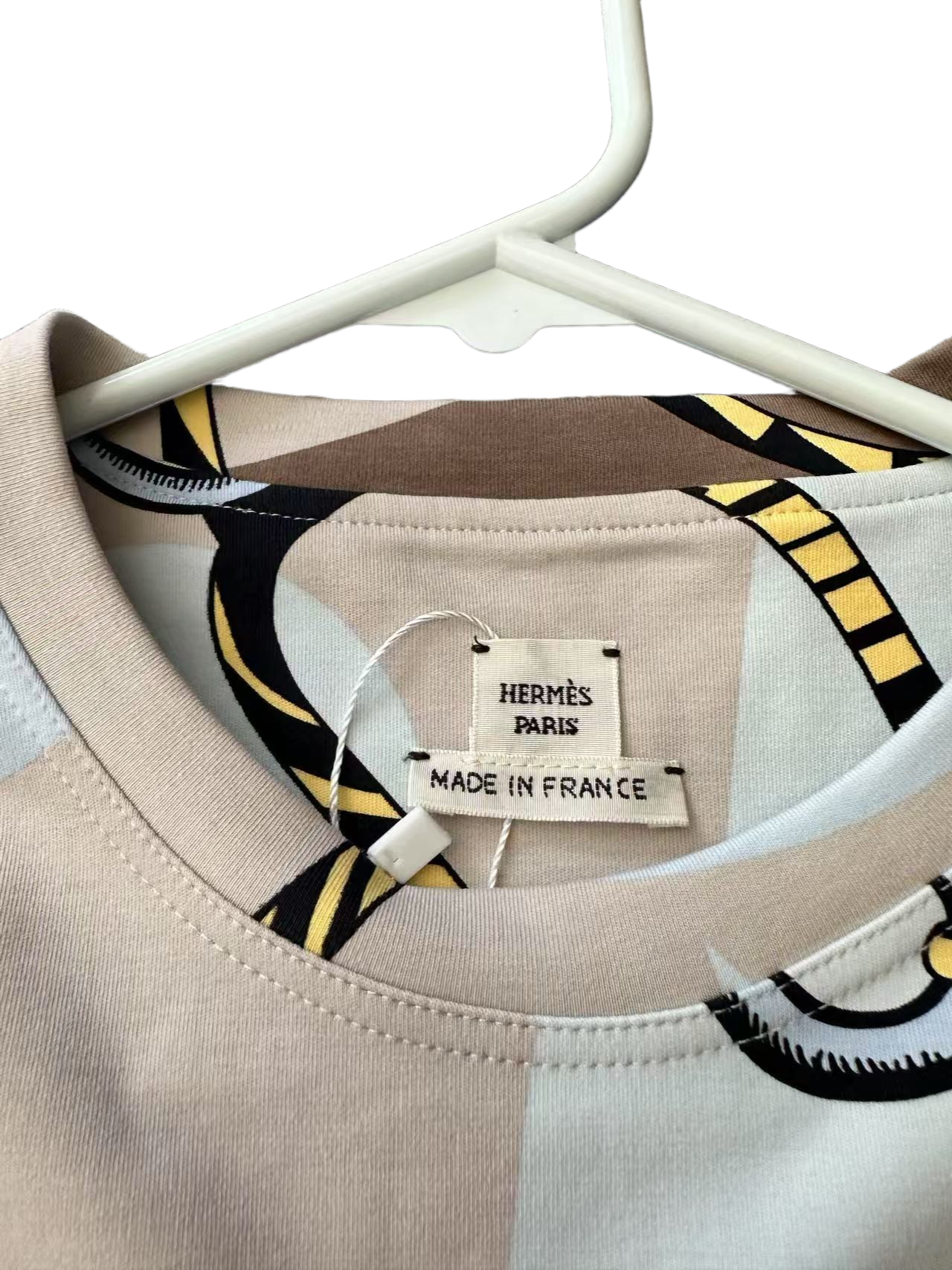 [eBay Live] Hermès Printed Crew Neck Crop Top 40
