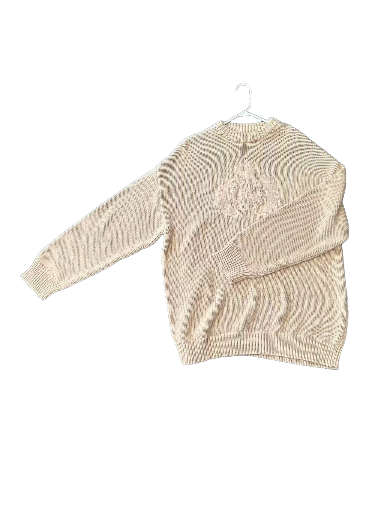 [eBay Live] BALENCIAGA oversize Sweater cotton beige 