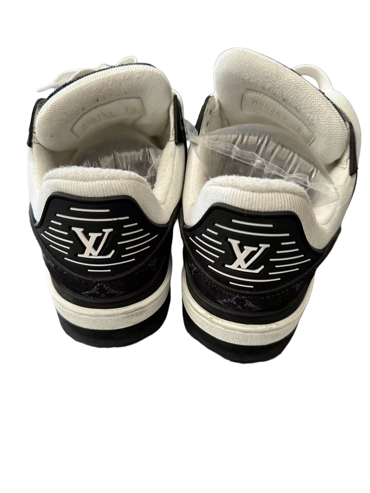 [eBay Live] Louis Vuitton Monogram Denim Mens LV Trainer Child Sneakers 2 1/2