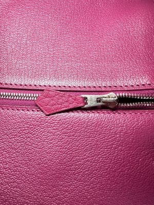 Hermès Birkin 35 Framboise Clemence Leather PHW